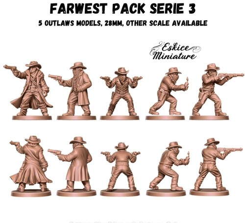 28mm old west outlaws - 28mm,