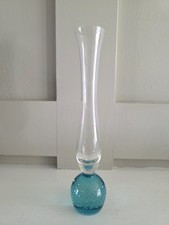 Vintage Glass Bud Stem Vase -