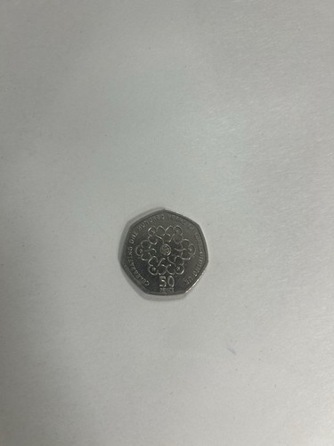 Rare 50p coin 2010 - , celebrating