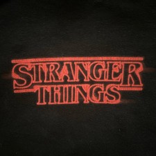 Stranger Things Boys Girls Kids Black Hoodie Age 12 - 14 Years