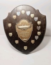 Vintage 1950s Wooden Presentation Shield - The Sikh Trophy, The Sea Cadet Corps