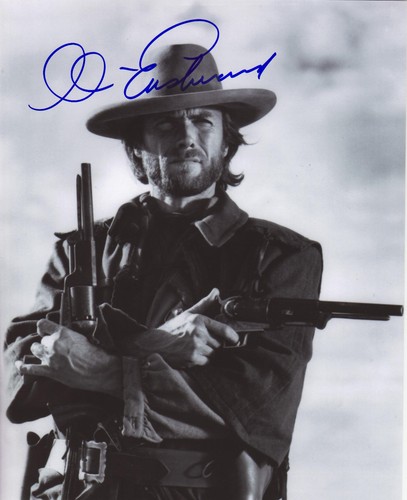 Clint eastwood autograph - eastwood,