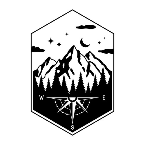 Mountain compass large - compass,