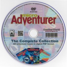 MICRO ADVENTURER MAGAZINE Full Run (Disk) Oric/Spectrum/Dragon 32/Apple II Games