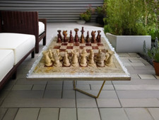 Handmade Red Marble/Onyx and