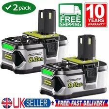 2X Battery For RYOBI P108 18V