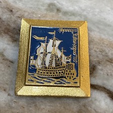 Russian Navy Ship Pins brooch Commemorative Memorabilia