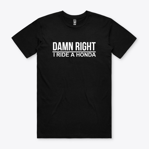 Honda damn right motorcycle - honda,