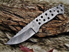 Handmade Damascus Damascus Blade, Hand Forged Damascus Blank Blade 842-4EA