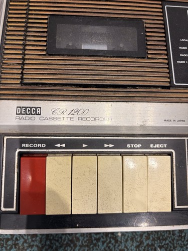 Decca sound portable radio - decca,