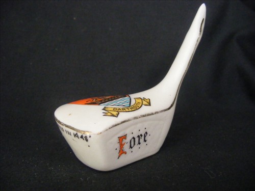 Carlton crested china golf - carlton,