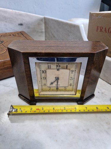 Art deco smith clock - art,