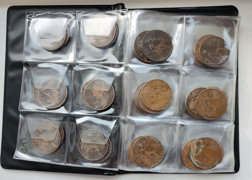 Coins 1861 1965 - coins, (penny