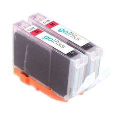 2 Magenta Ink Cartridges for Canon PIXMA iP3300 iP5200R MP500 MP610 MP960 MP950