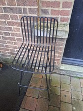 Nero Black Metal Bar Stool By