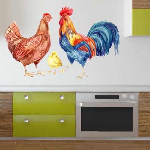 Chicken family rooster - family,