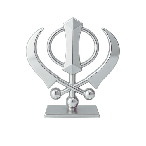 Khanda sahib idol silver - khanda,