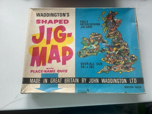 Waddington shaped jig map - shaped, of
