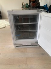GRADE A2 - electriQ 93 Litre freezer under counter, great condition, white