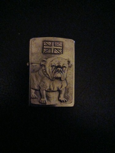 Zippo lighter british bulldog - zippo,