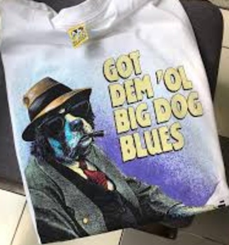 Vintage 90s big dog blues - 90s,