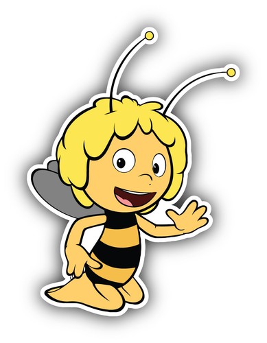 Maya the bee cartoon sticker - the,
