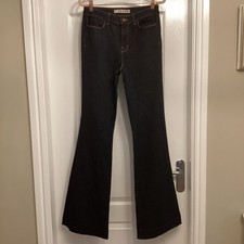 J BRAND The Doll Jeans Size 29 35.5L Dark Blue Wash Flare 4 Way Stretch New