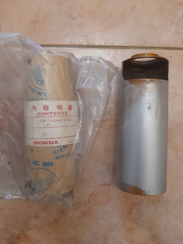 Honda cb350 front fork - front,