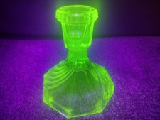Art Deco uranium green glass