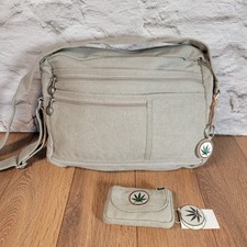 Hemp & Organic Cotton Ice SATIVA Wraparound Bag, Coin Purse & 2 Key Ring