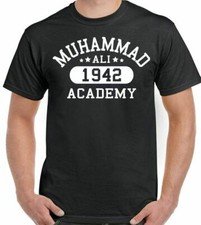 Muhammad Ali T-Shirt Academy Mens Boxing Training MMA Martial Arts Gym Boxer Top