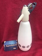 Vintage 1974 SPARKLETS BOC Soda Syphon Cream + Bulbs + Bulb Holder + 31.5 cm