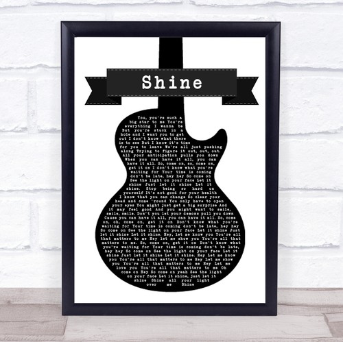 Shine black white - shine,