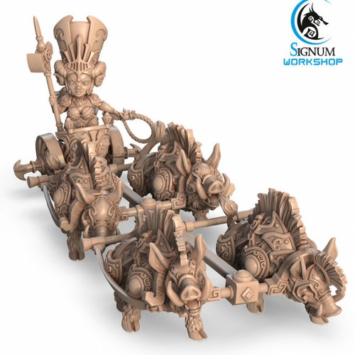Dwarf gnome chariot - dwarf,