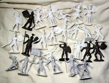 vintage plastic soldiers charbens medieval knights cherilea egyptian reshots