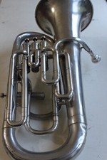 4 Valve Bb Boosey Hawkes Regent Euphonium Horn with Mouthpiece & Chord Carry Bag