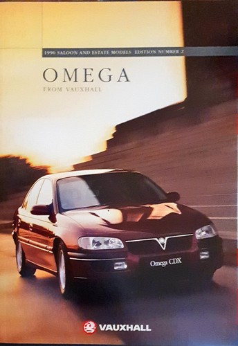 Vauxhall omega brochure 1996 - omega,