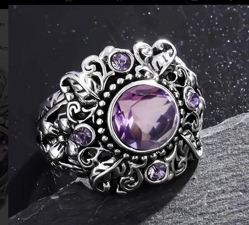Purple crystal victorian - victorian, vine