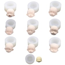 Human Face 3D Doll Clay Mold