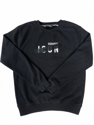 Dsquared2 icon black crew - icon, neck