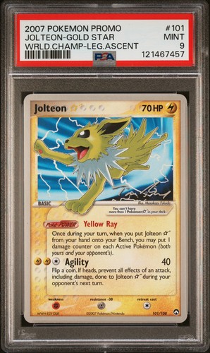 Psa jolteon gold star - jolteon-gold,