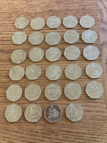 Olympic 50p coin full - 50p, set