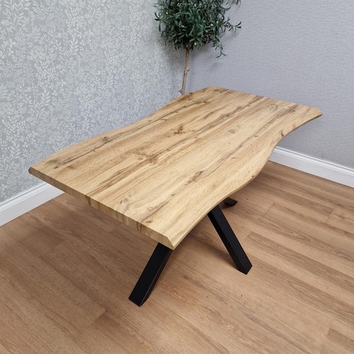 Durable wooden dining table - wooden,