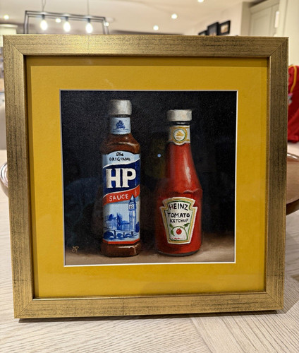 Framed still life - life, food