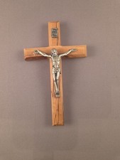 Oliver Wood Wall Cross Crucifix Jesus Christ From Jerusalem