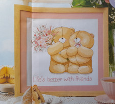 Cross stitch chart: FOREVER FRIENDS - Life's Better With Friends [H12]