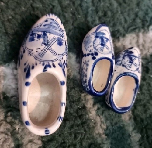 Delft blue dutch clog shoes - dutch,