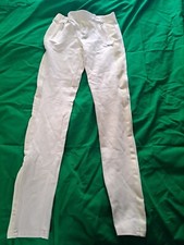 Redial Ladies Cream Skin Tight Leggings - Size Small - Lovely Condition