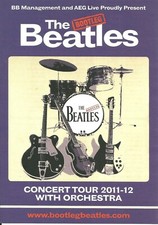 THE BOOTLEG BEATLES   CONCERT TOUR 2011/2012  UK TOUR FLYER