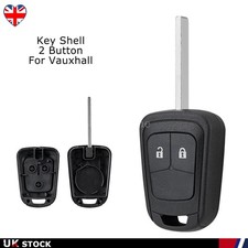 For Vauxhall Astra J Zafira Insignia Corsa Agila 2 Button Remote Key Fob Case